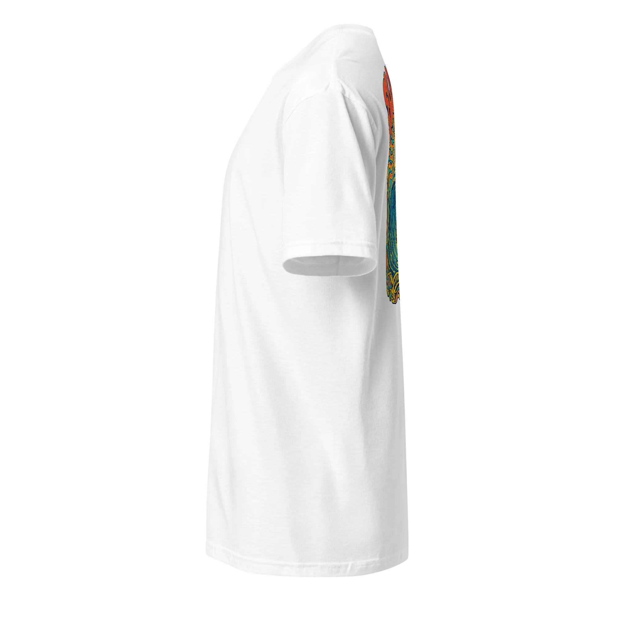Flamenco Psychedelic Wave Tee thumbnail, White (left)