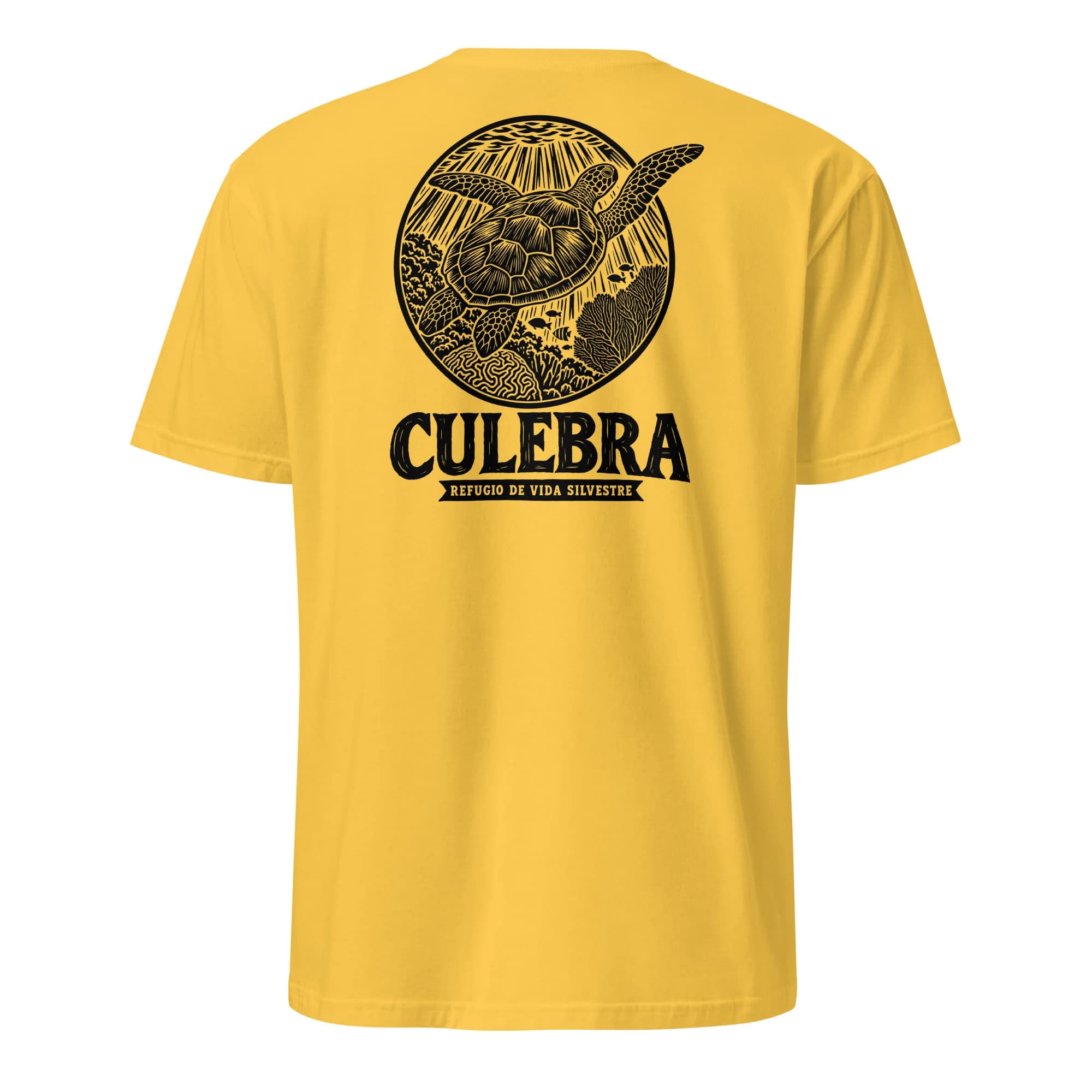 Culebra Sea Turtle Woodcut Tee (Tee)