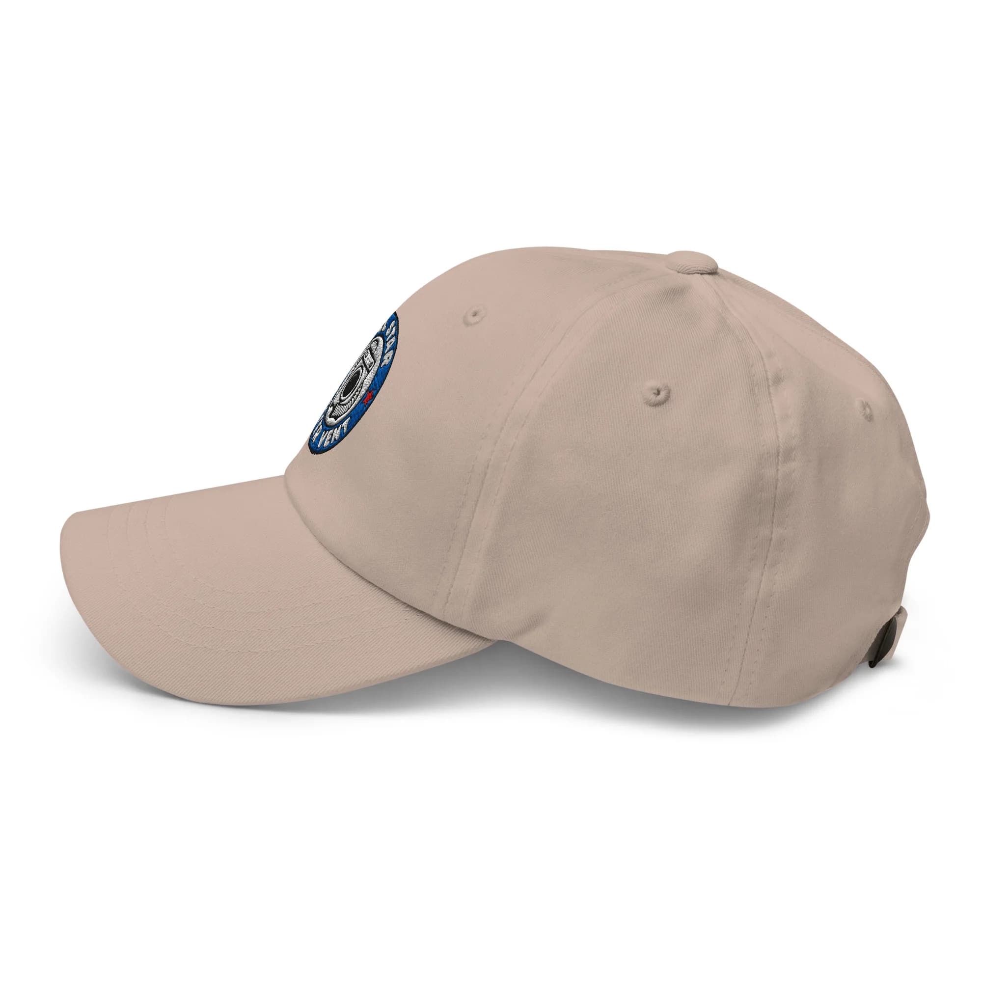All Star Dryer Vent Embroidered Dad Hat thumbnail, Side