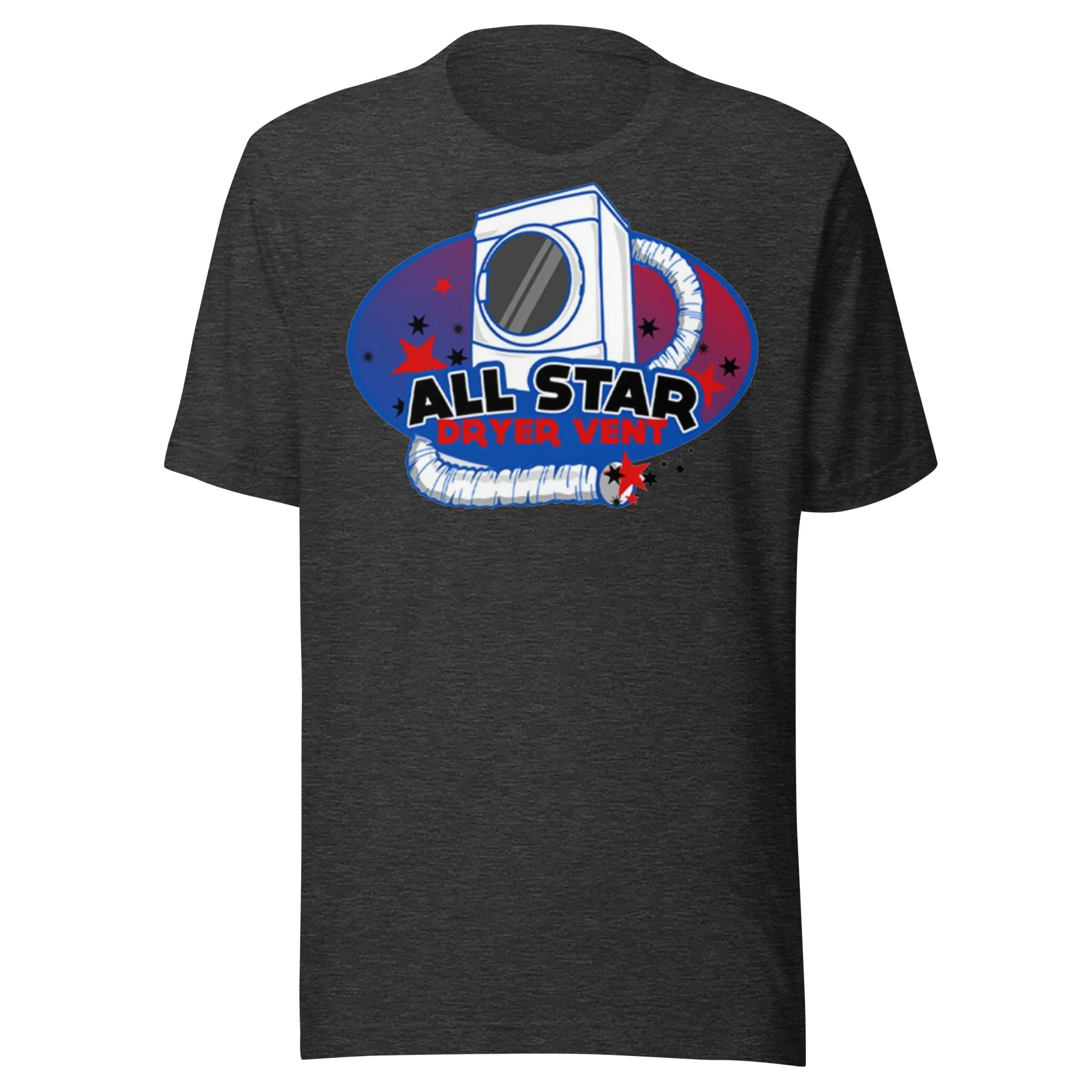All Star Dryer Vent Logo Tee thumbnail, Dark Grey Heather