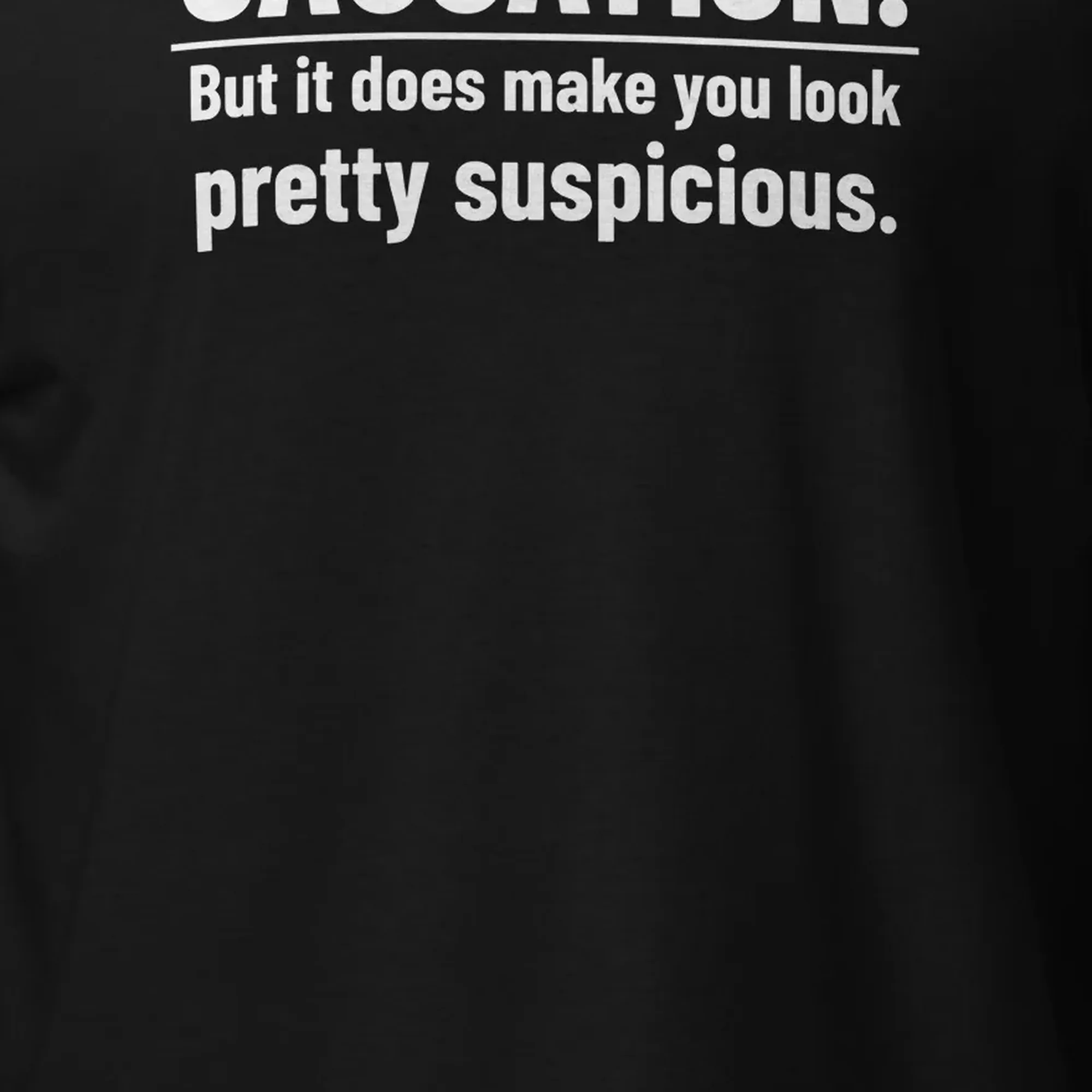 Correlation Does Not Imply Causation Tee thumbnail, Detail