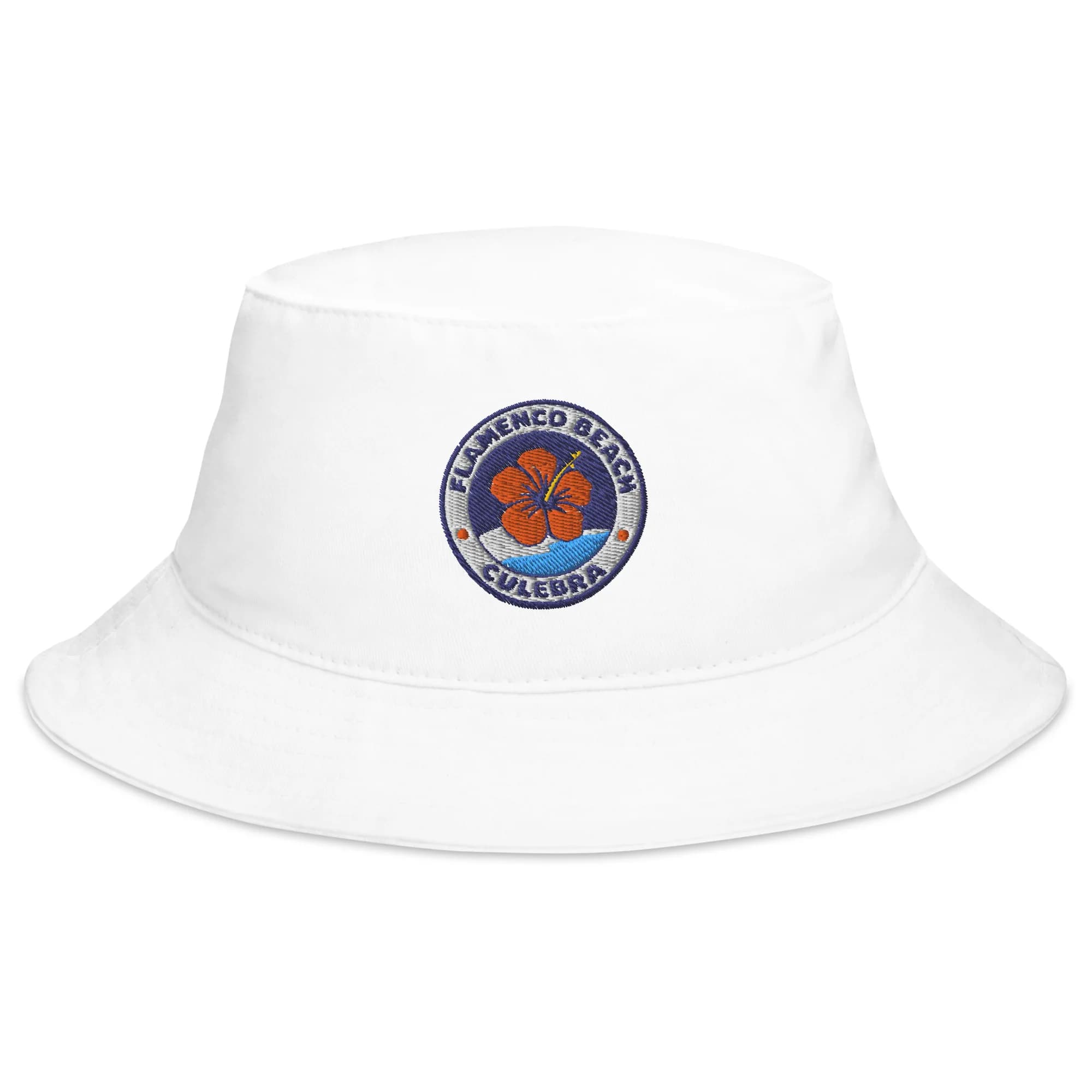 Flamenco Beach Hibiscus Bucket Hat (Bucket hat)