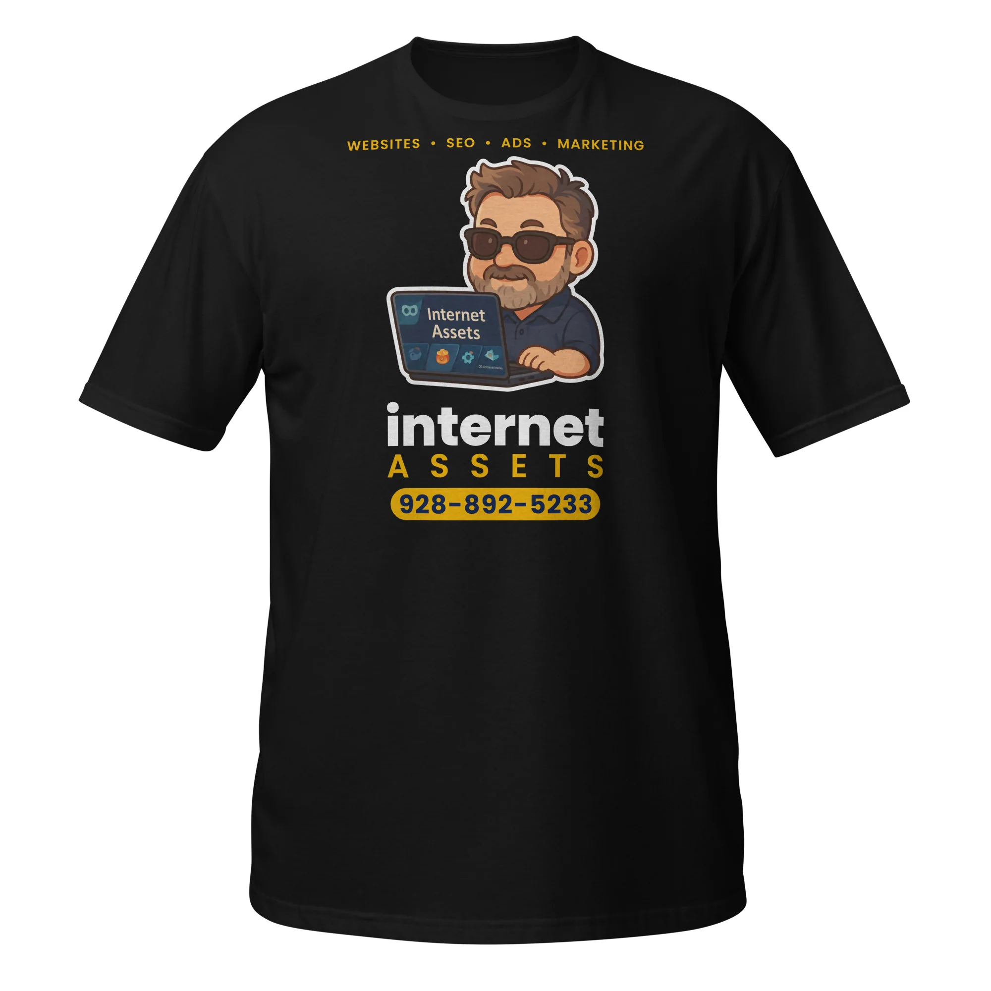 INTERNET ASSETS Character Tee thumbnail, Black