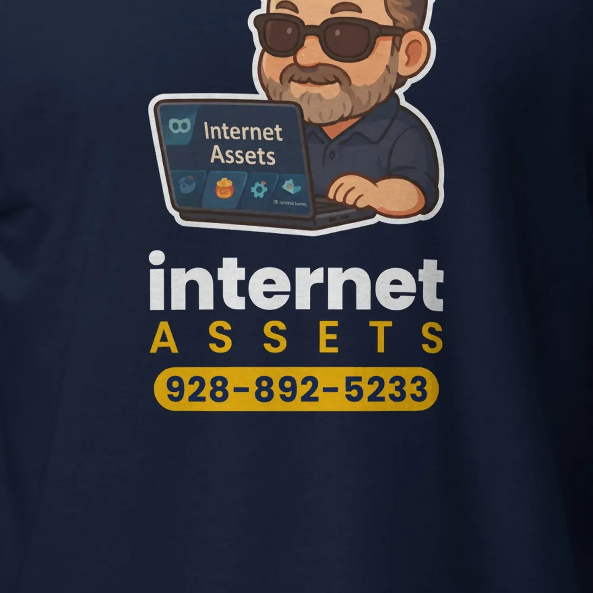 INTERNET ASSETS Character Tee thumbnail, Detail