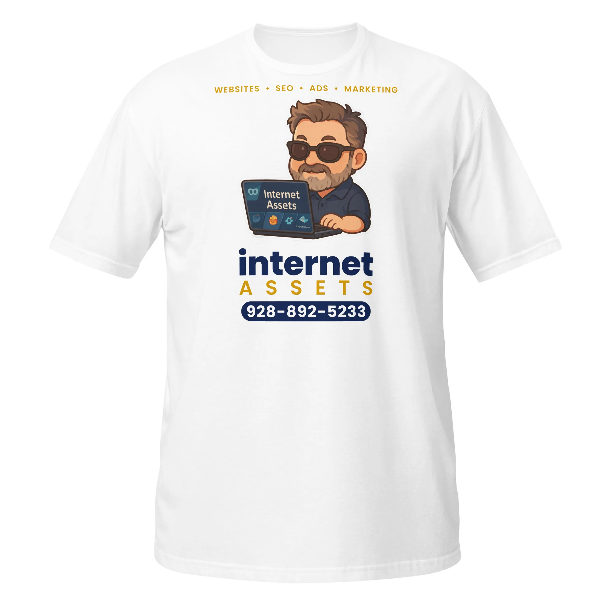 INTERNET ASSETS Character Tee thumbnail, White
