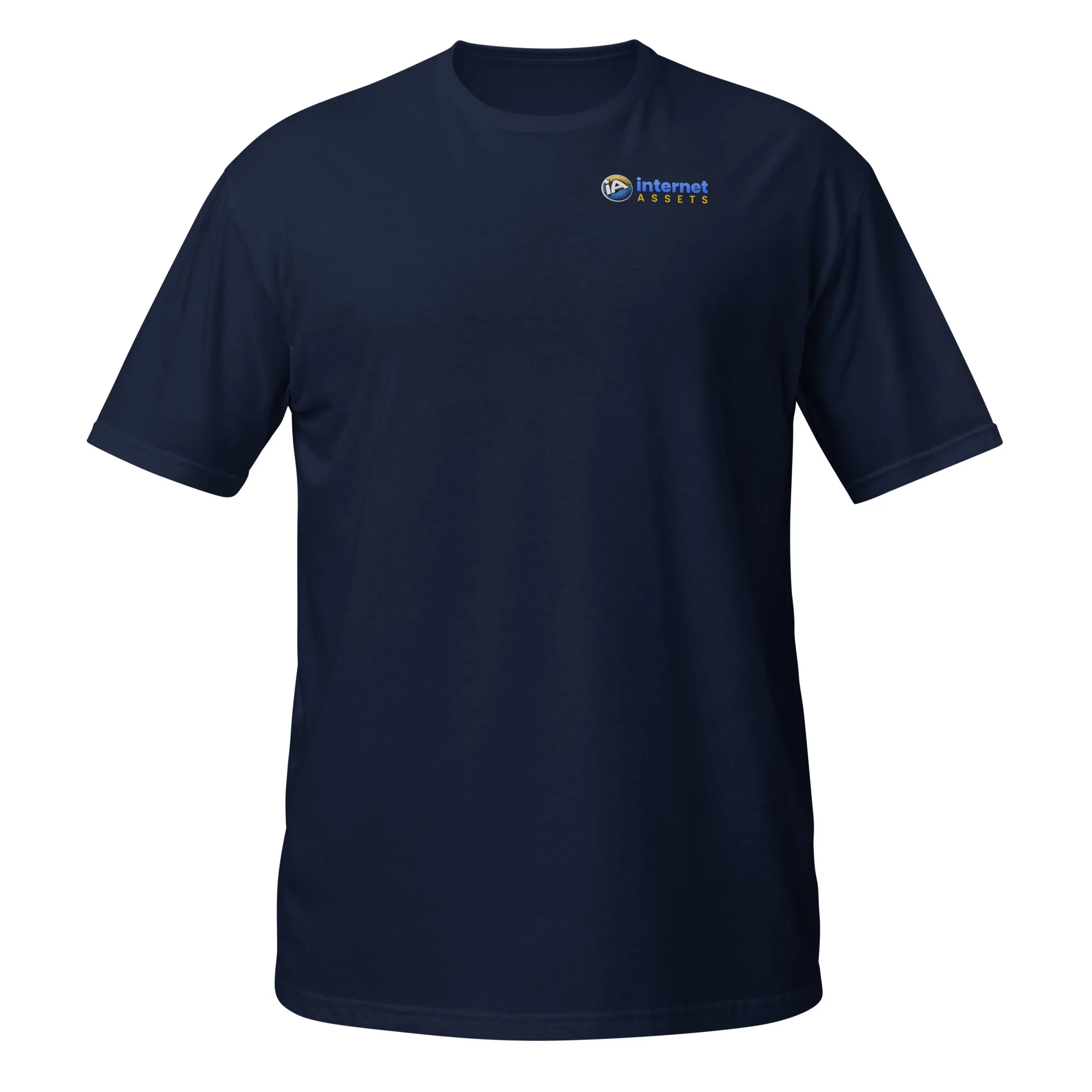 INTERNET ASSETS Logo Left Chest Tee thumbnail, Navy
