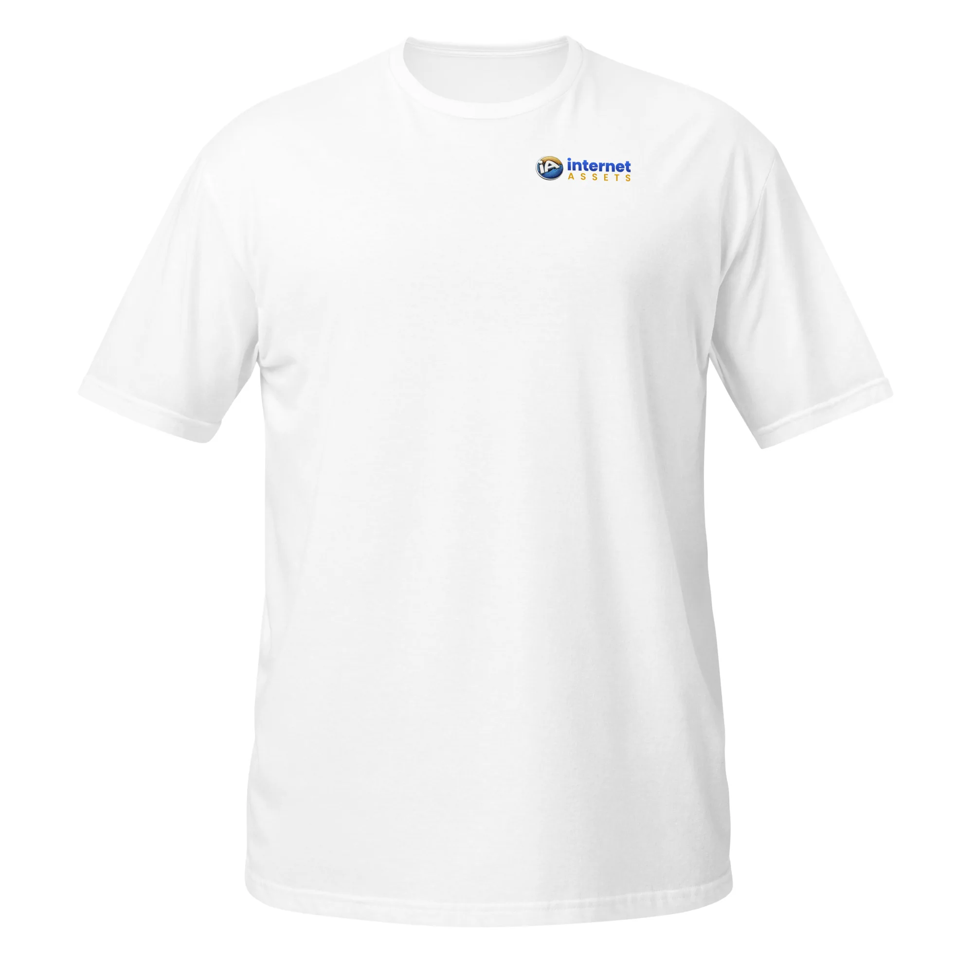 INTERNET ASSETS Logo Left Chest Tee thumbnail, White