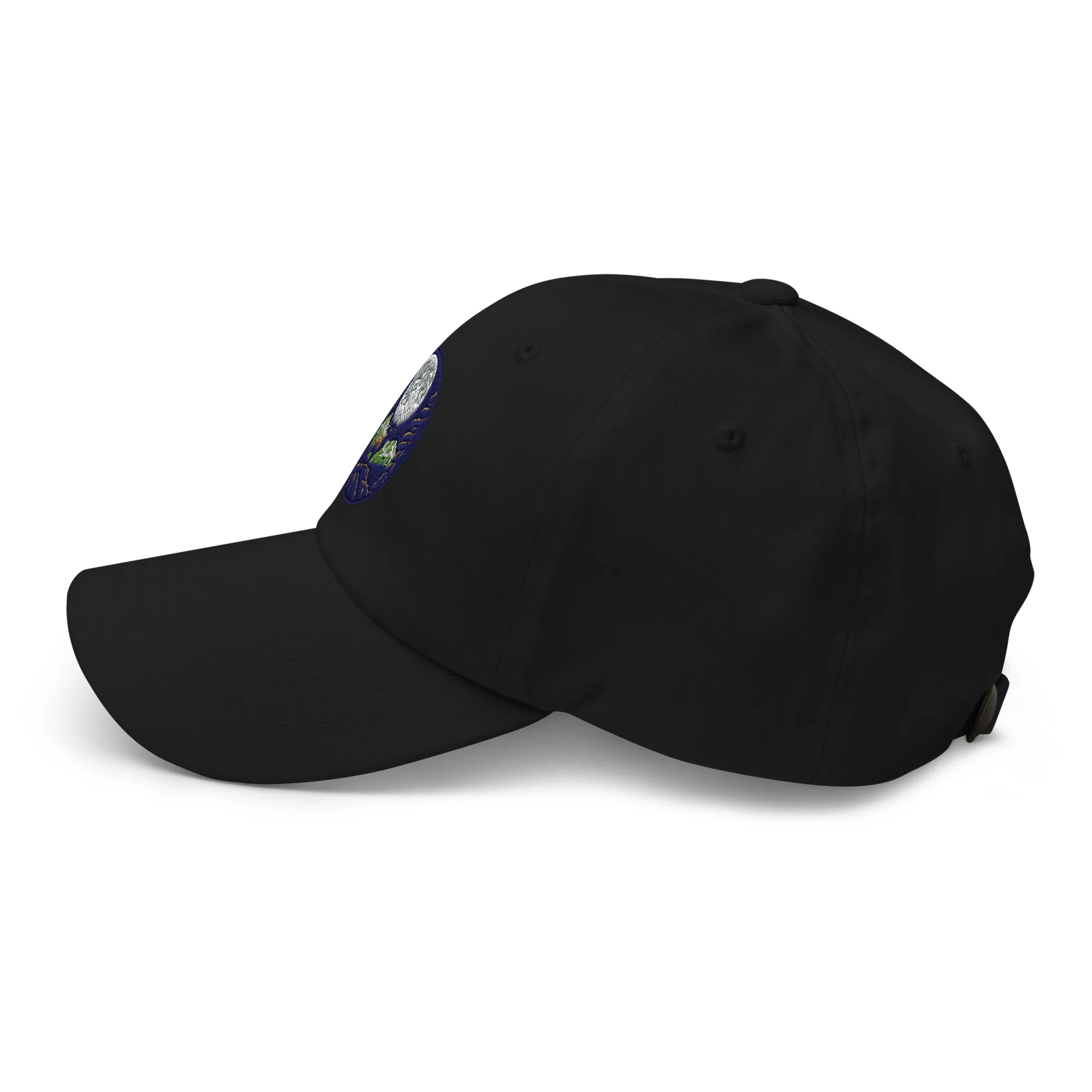 MTN High Hunter's Moon Badge Classic Dad Hat thumbnail, Side