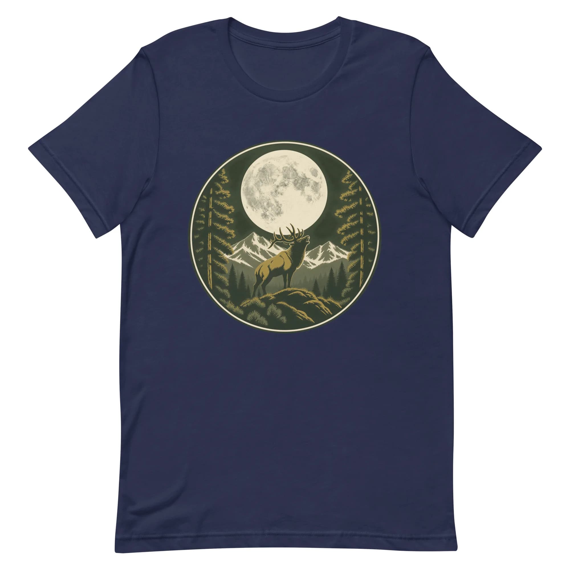 MTN High Hunter's Moon Badge Tee thumbnail, Navy