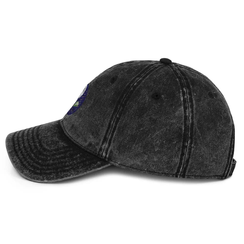 MTN High Hunter's Moon Badge Vintage Cotton Twill Cap thumbnail, Side