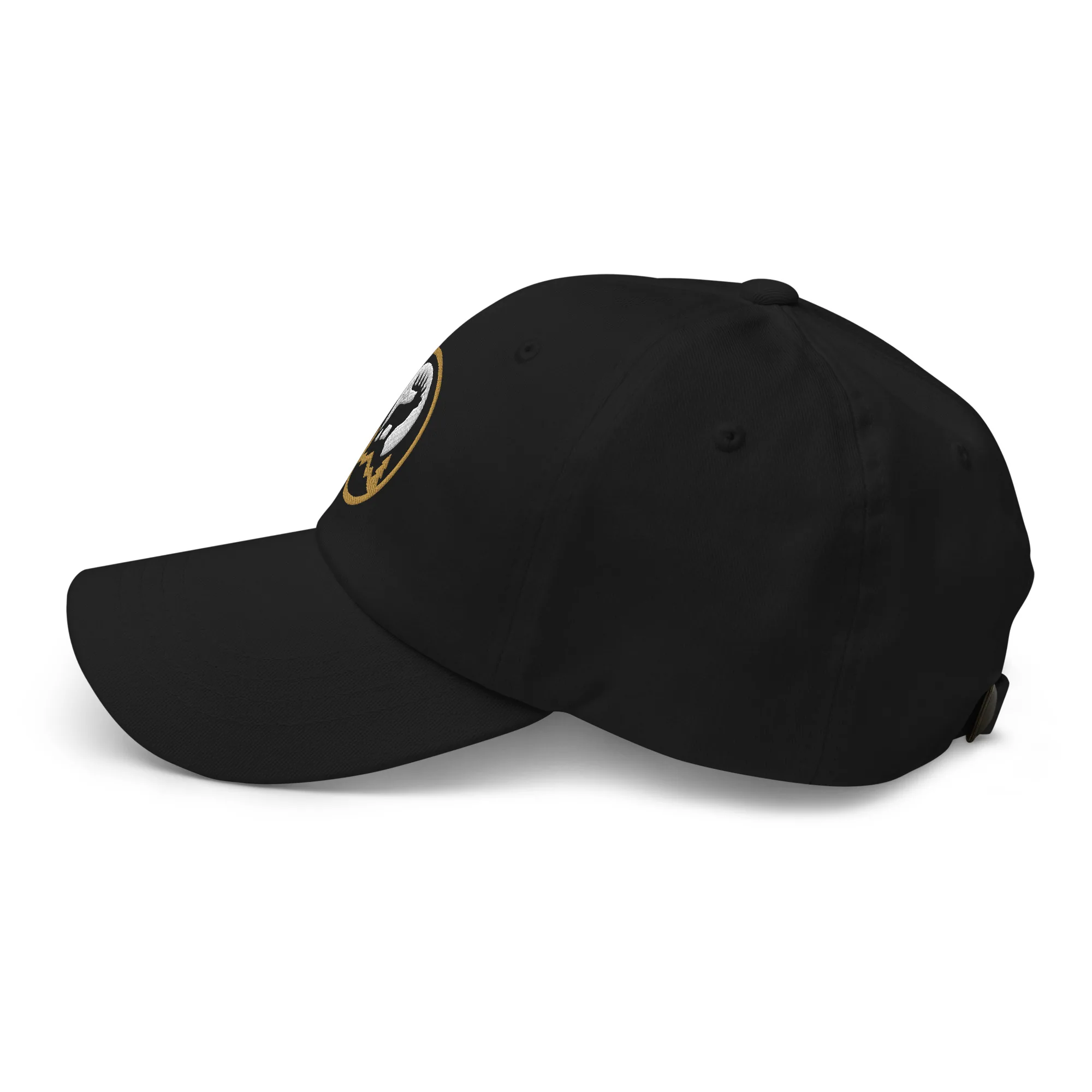 MTN High Hunter's Moon Embroidered Classic Dad Hat (Yupoong 6245CM) thumbnail, Side
