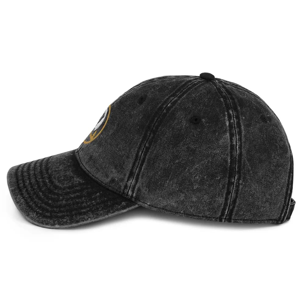 MTN High Hunter's Moon Embroidered Vintage Cotton Twill Cap thumbnail, Side