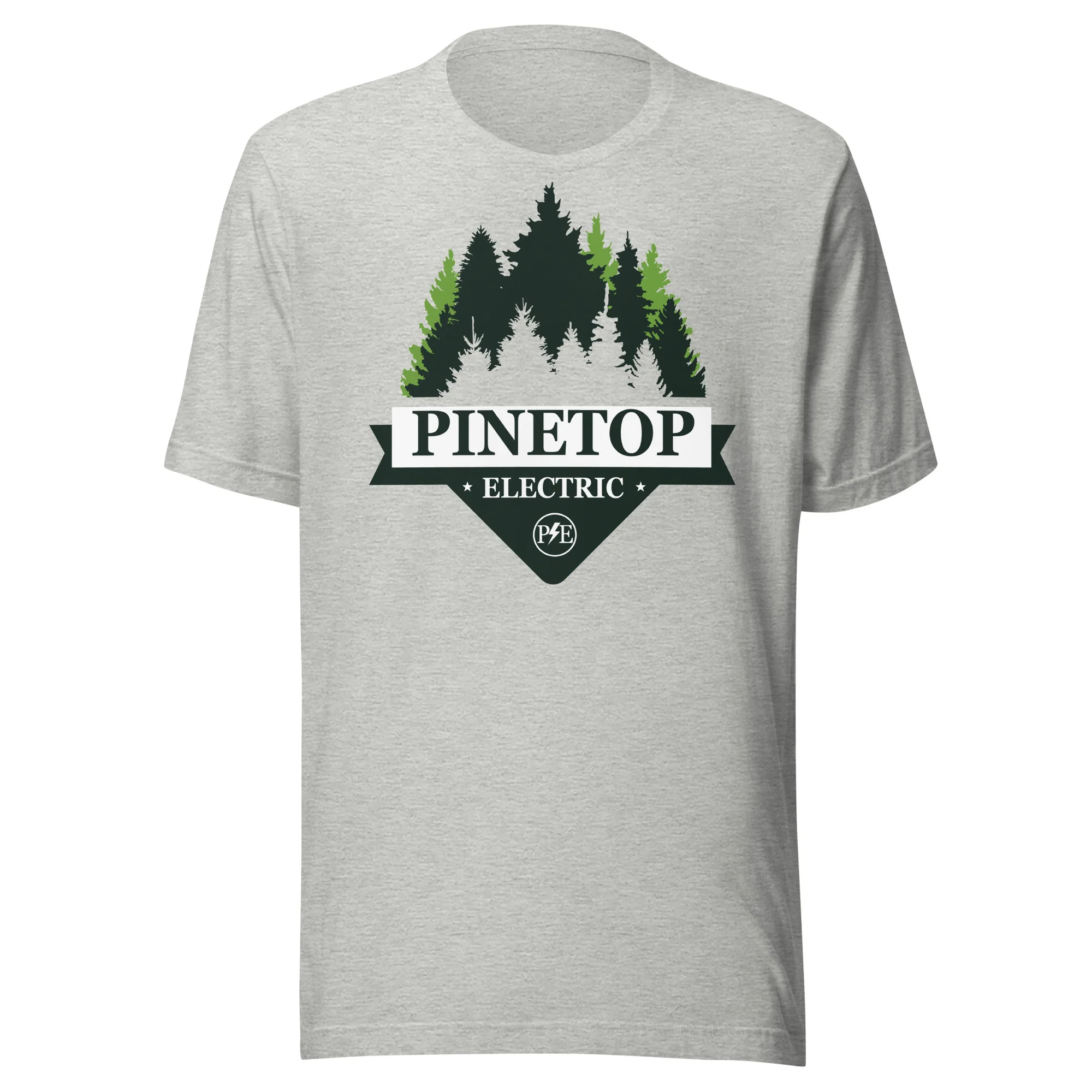 Pinetop Electric Logo Tee thumbnail, Athletic Heather