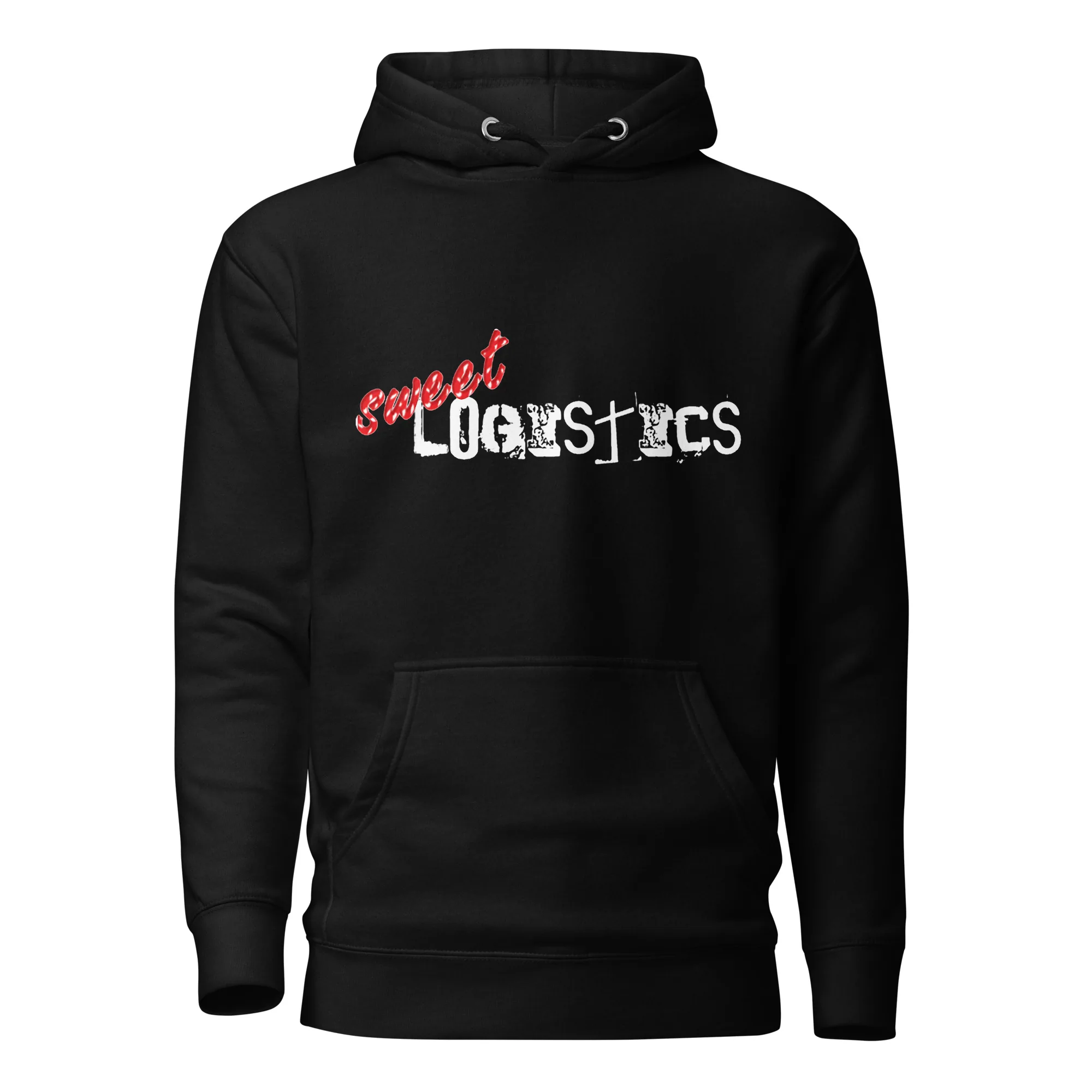 Sweet Logistics Black Logo Hoodie — Black