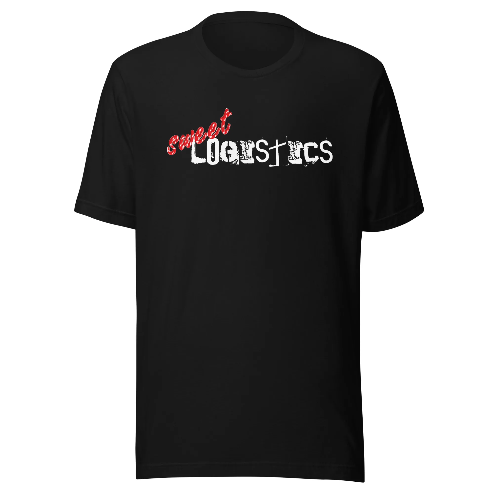 Sweet Logistics Black Logo Tee — Black