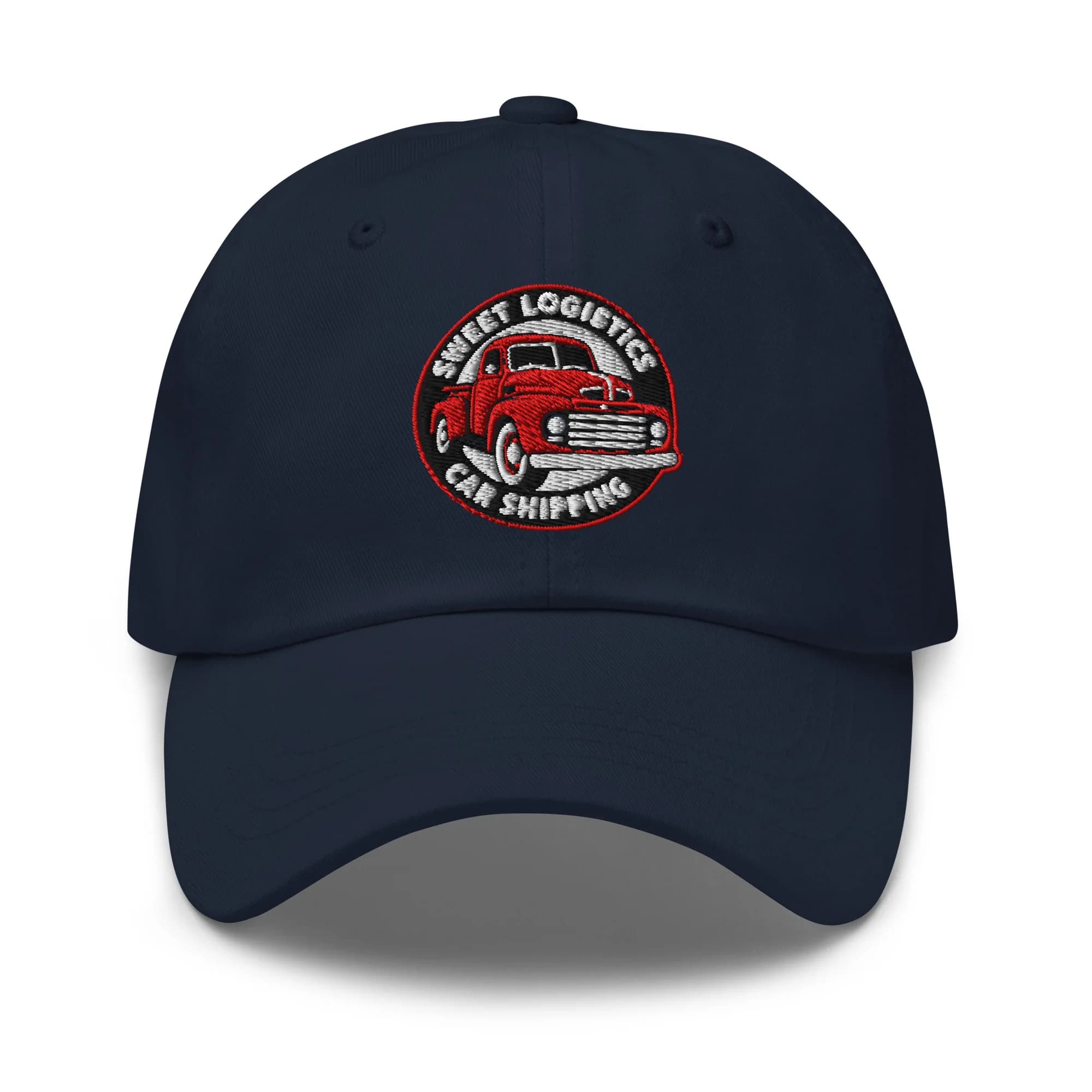 Sweet Logistics Embroidered Dad Hat thumbnail, Navy