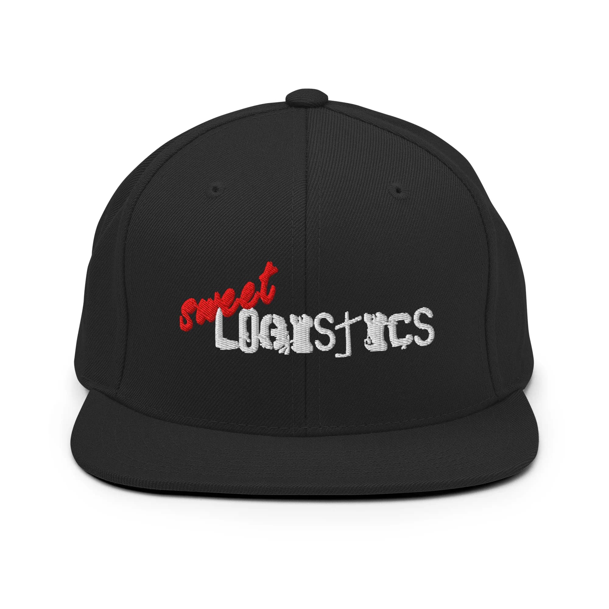 Sweet Logistics Embroidered Snapback thumbnail, Black