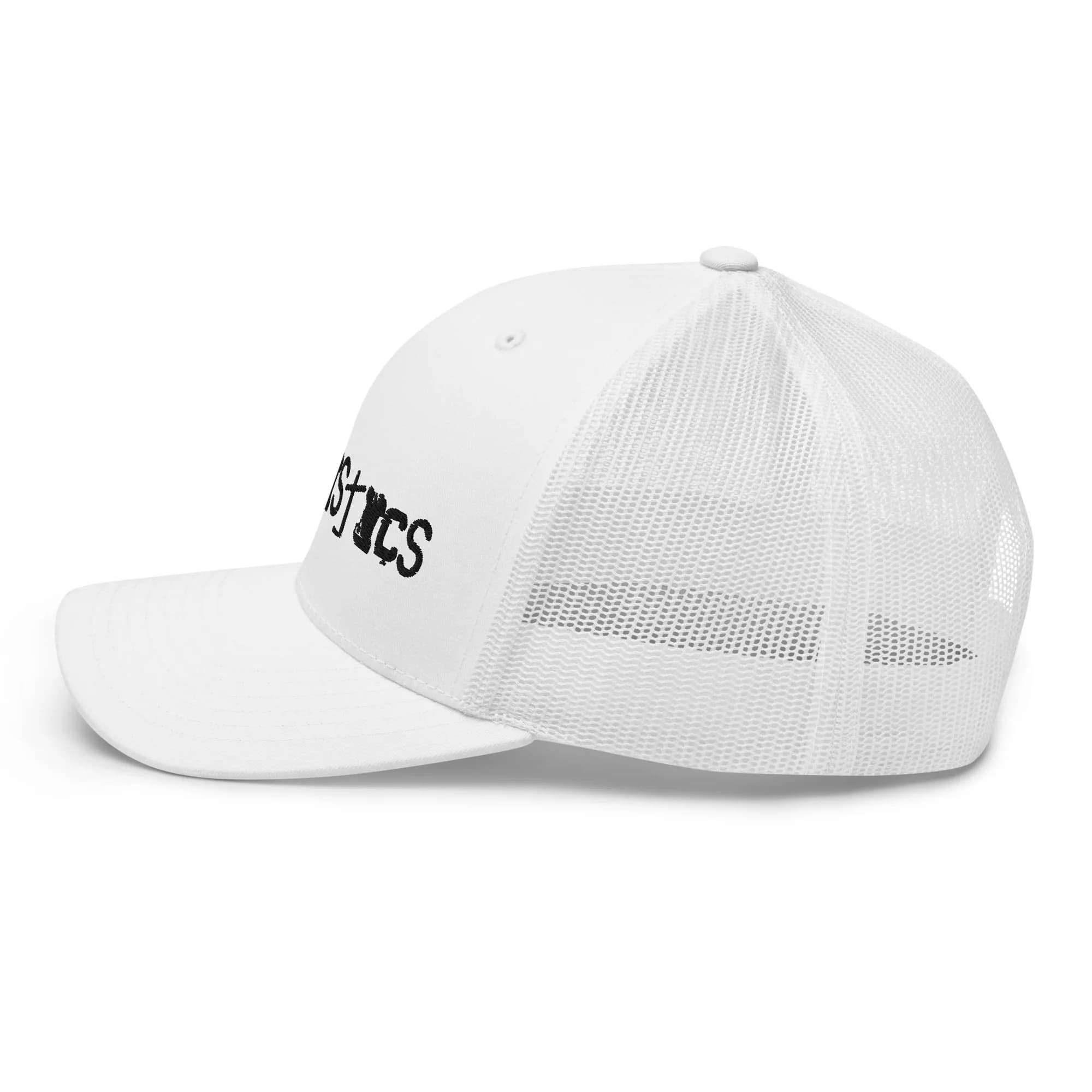 Sweet Logistics Embroidered Trucker Hat thumbnail, Side