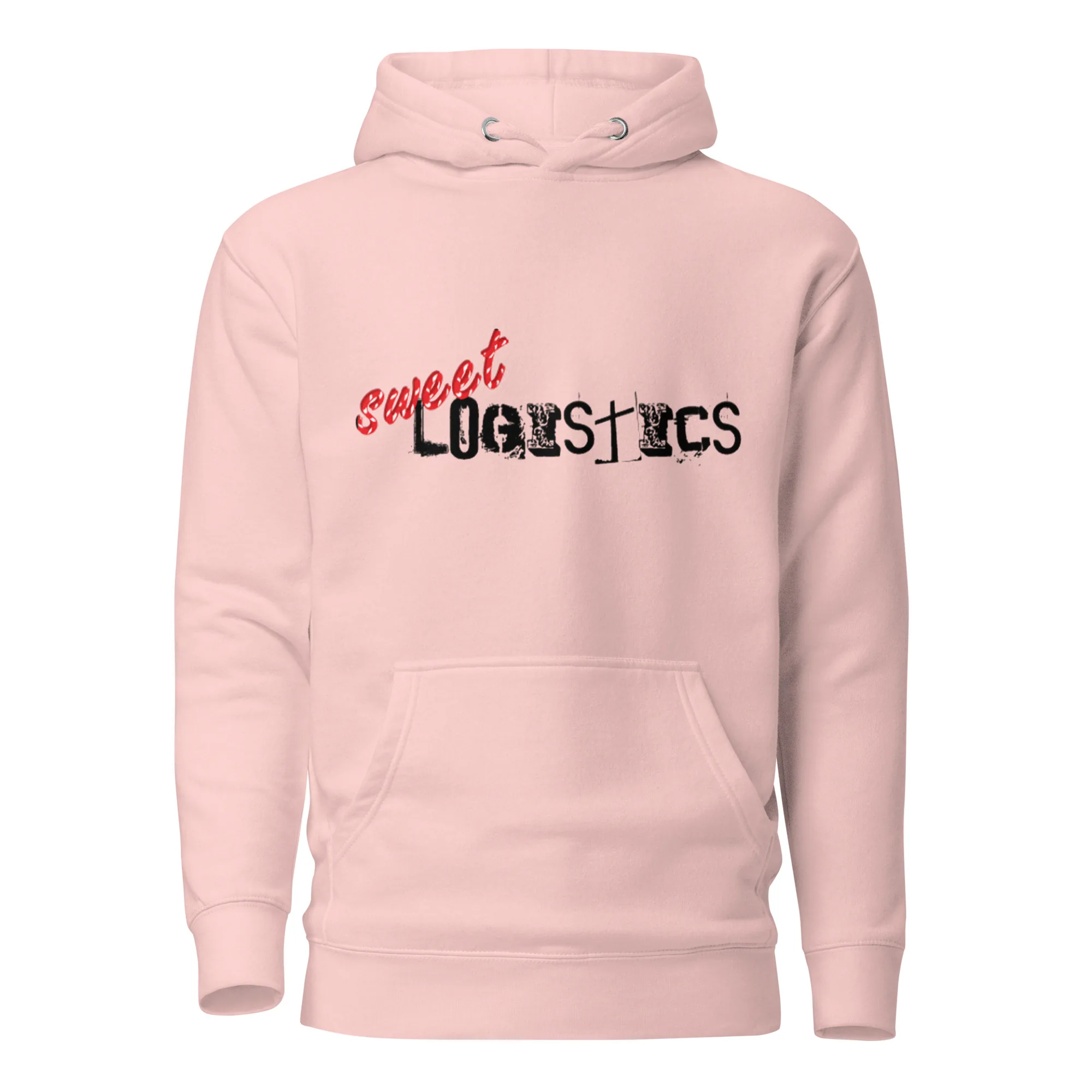 Sweet Logistics Logo Hoodie thumbnail, Light Pink