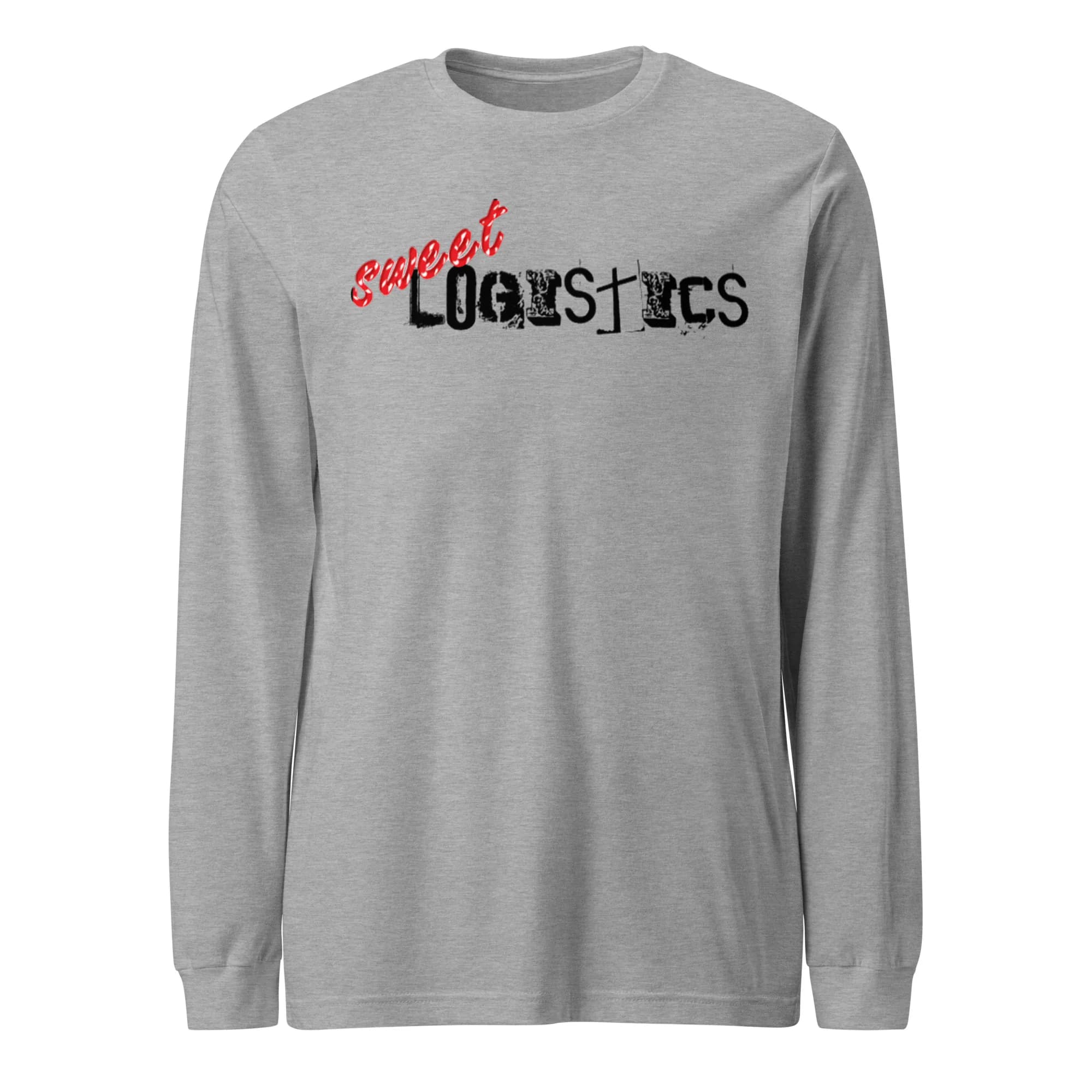Sweet Logistics Logo Long Sleeve Tee thumbnail, Athletic Heather