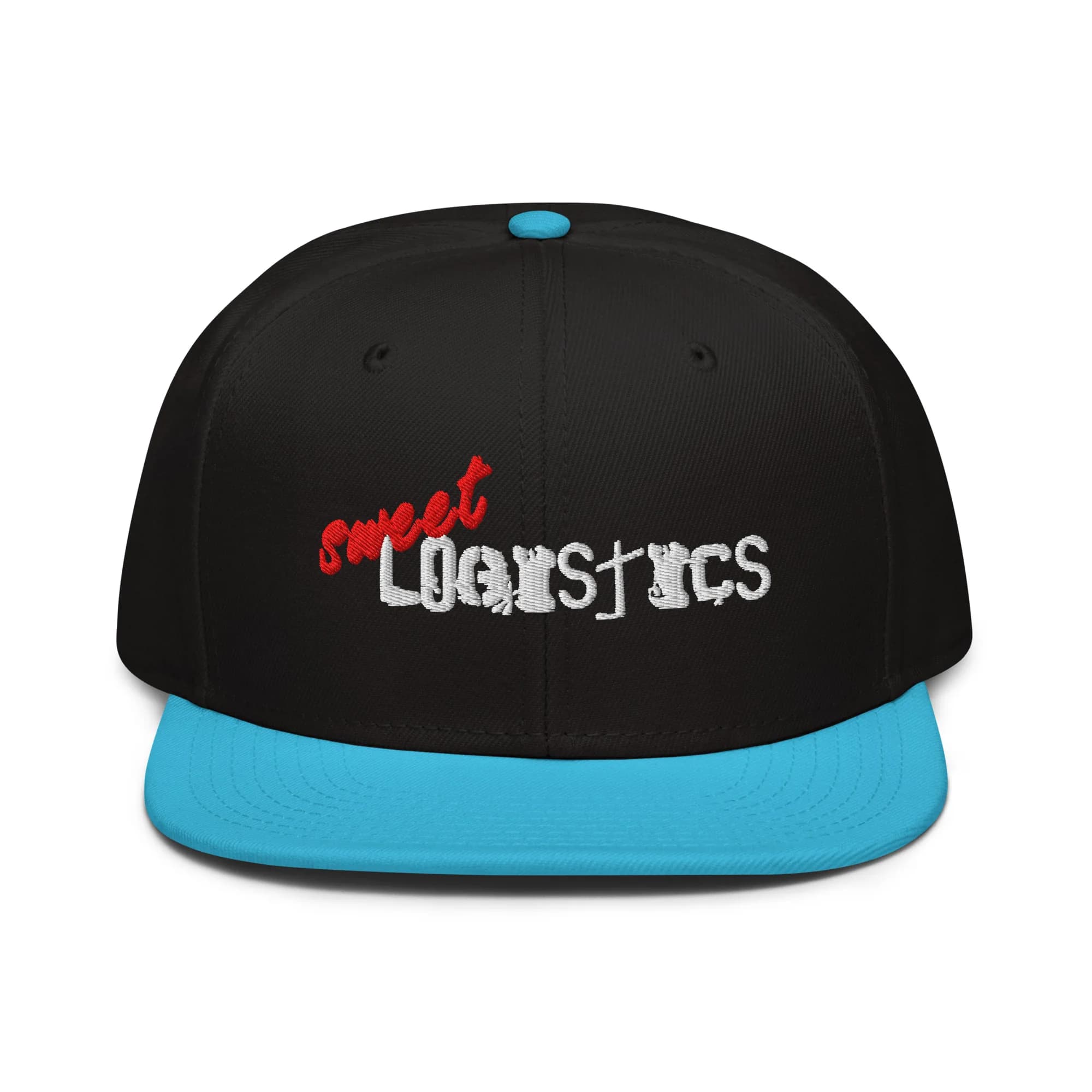 Sweet Logistics Logo Snapback thumbnail, Aqua blue / Black / Black