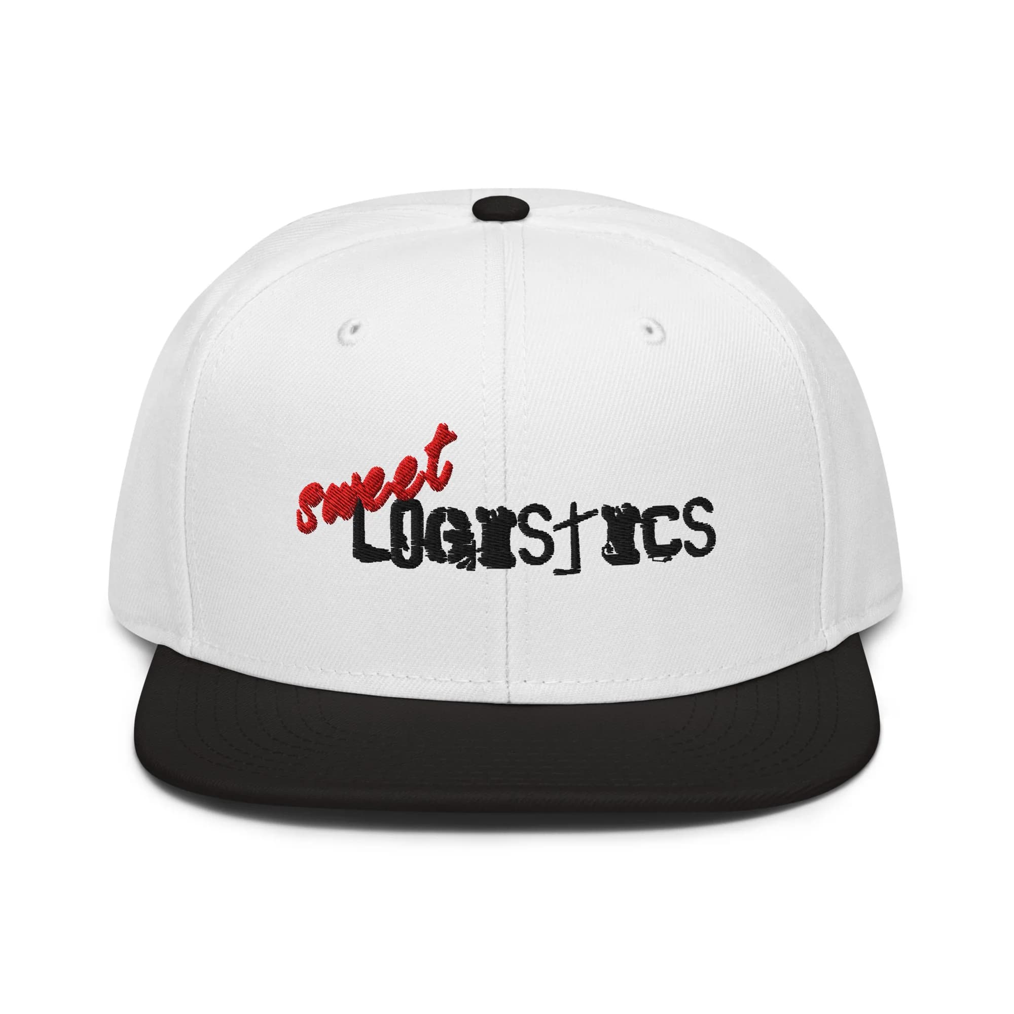 Sweet Logistics Logo Snapback thumbnail, Black / White / White