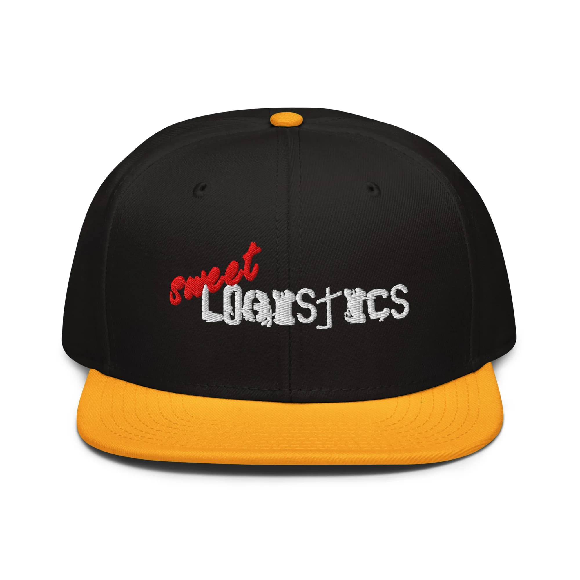 Sweet Logistics Logo Snapback thumbnail, Gold / Black / Black