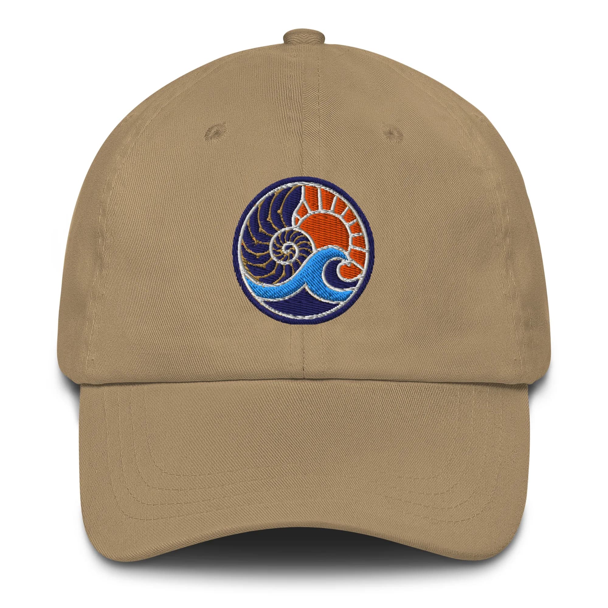 Golden Spiral Nautilus Dad Hat (Dad hat)