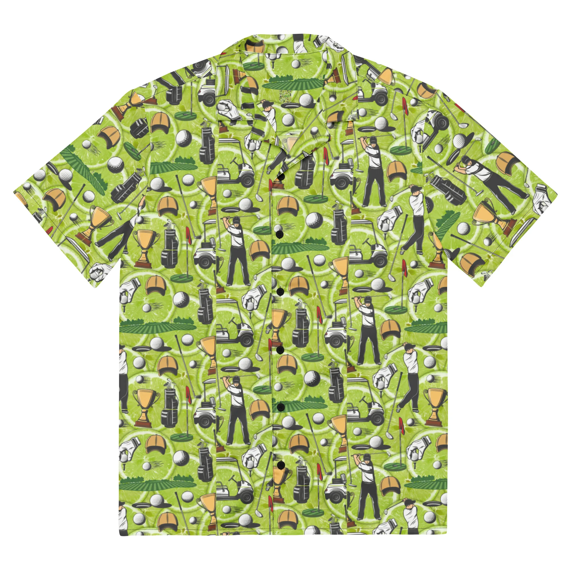 Lime and Golf Button Shirt (Button shirt)
