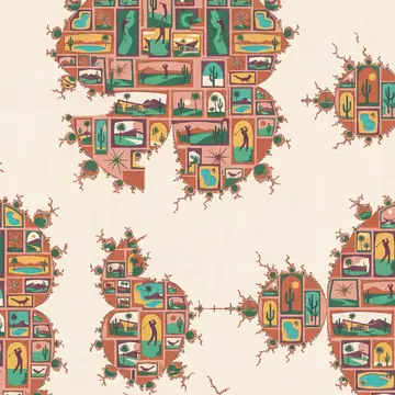 Desert Mandelbrot style