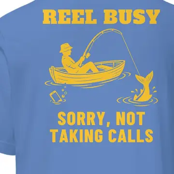 Yellow on Blue Fishing style