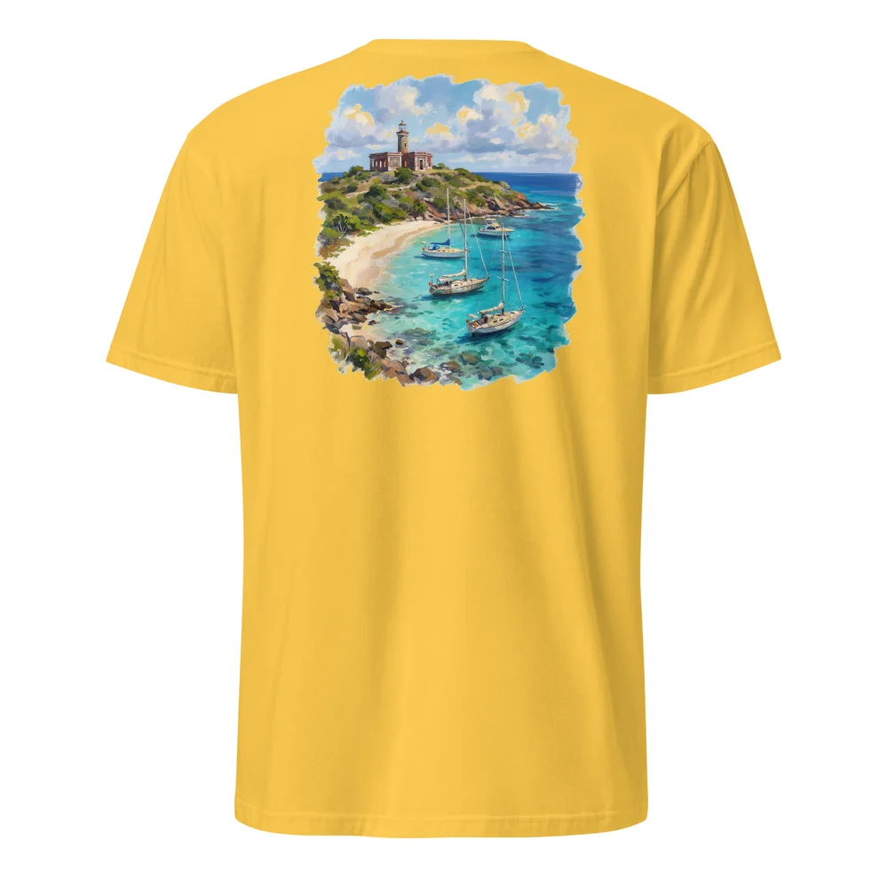 Culebrita Lighthouse Cove Painting Tee thumbnail, Daisy